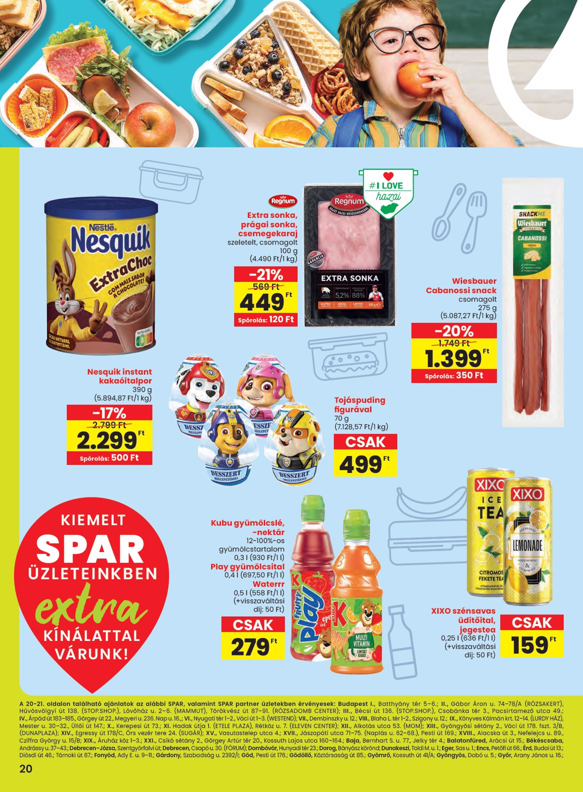 spar - SPAR - Extra akciós újság, érvényes 01.08. - 01.14.