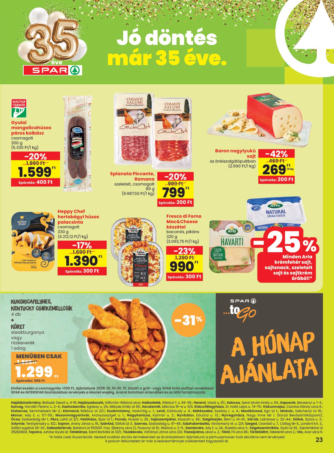 spar - SPAR - Extra akciós újság, érvényes 01.08. - 01.14. - page: 4
