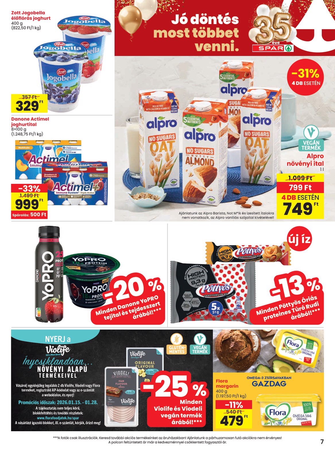spar - SPAR akciós újság, érvényes 01.15. - 01.21. - page: 7