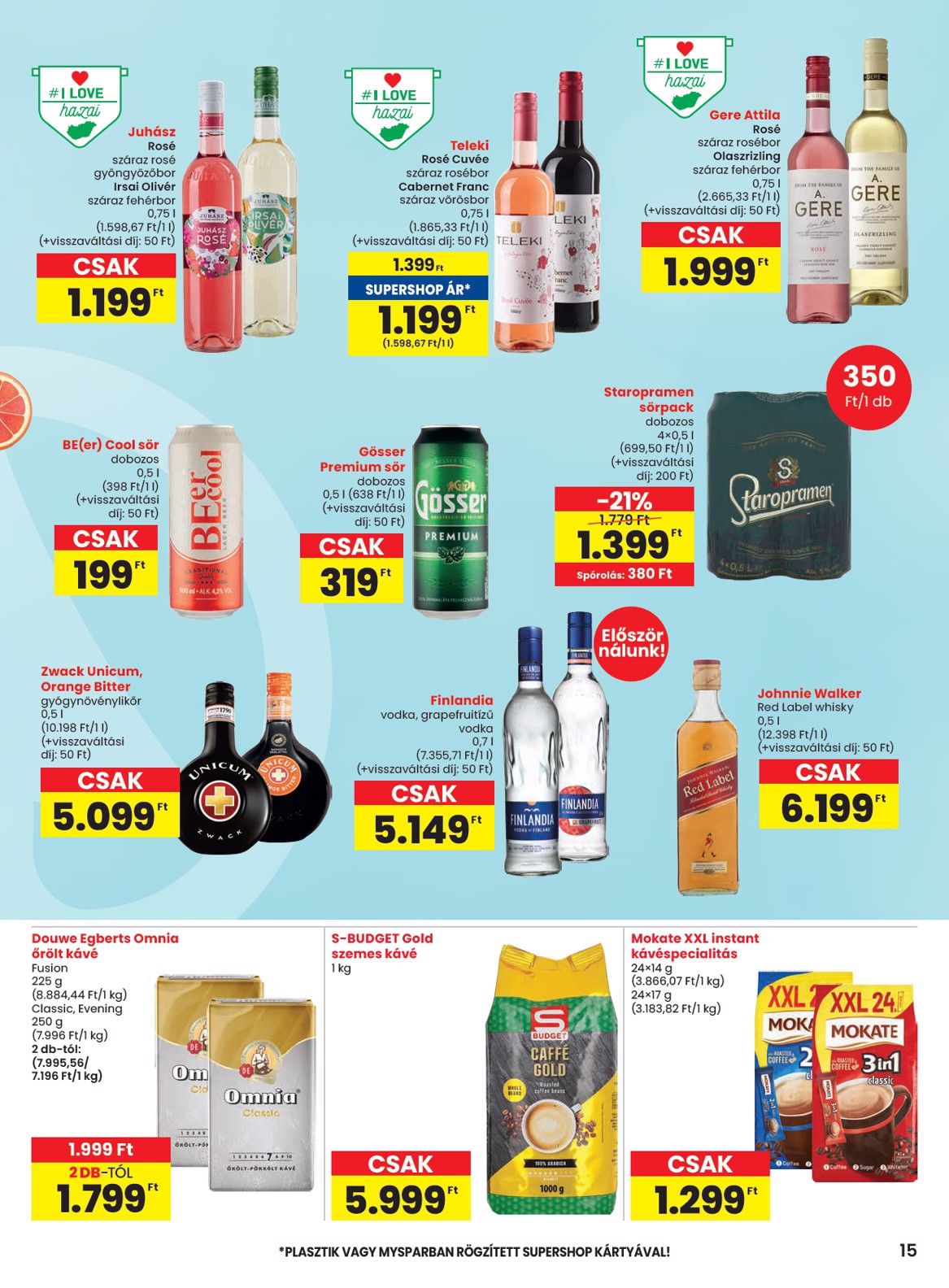 spar - SPAR akciós újság, érvényes 01.15. - 01.21. - page: 15