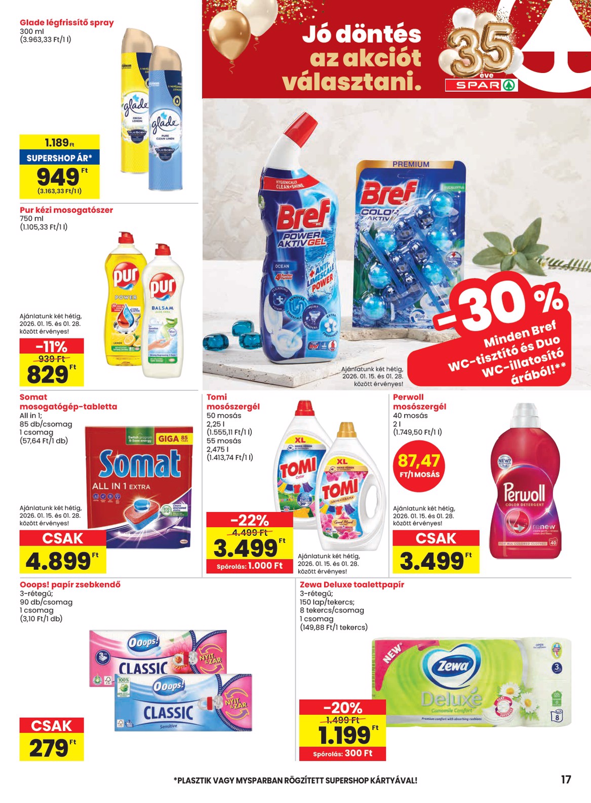 spar - SPAR akciós újság, érvényes 01.15. - 01.21. - page: 17