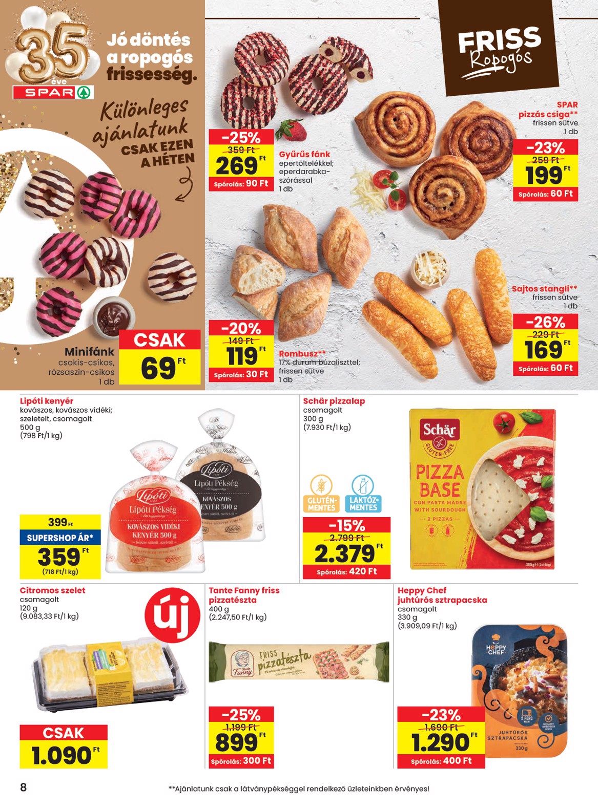 spar - SPAR akciós újság, érvényes 01.15. - 01.21. - page: 8