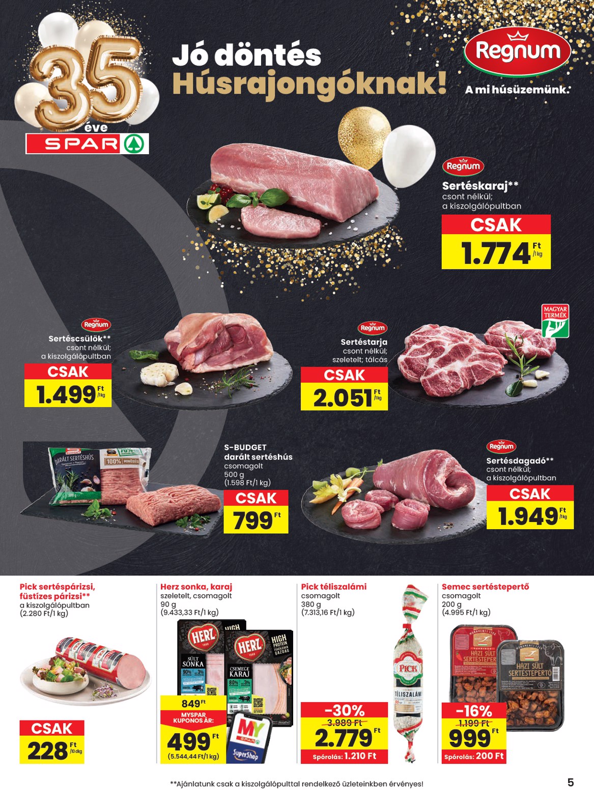 spar - SPAR akciós újság, érvényes 01.15. - 01.21. - page: 5