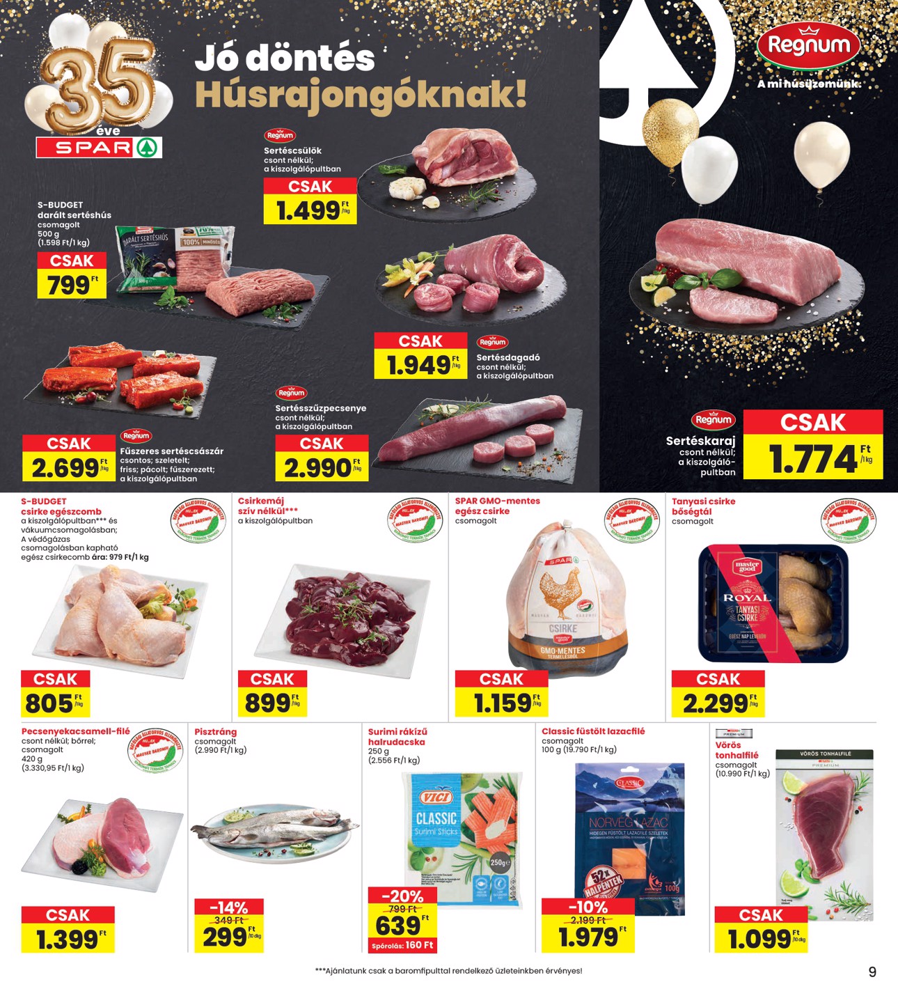 spar - INTERSPAR akciós újság, érvényes 01.15. - 01.21. - page: 9