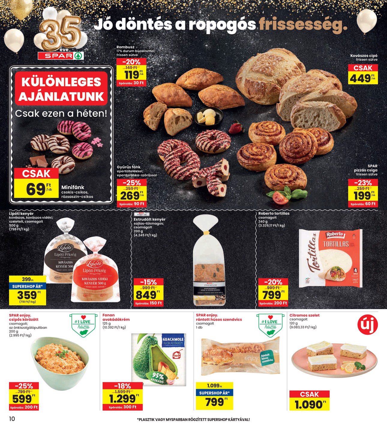 spar - INTERSPAR akciós újság, érvényes 01.15. - 01.21. - page: 10