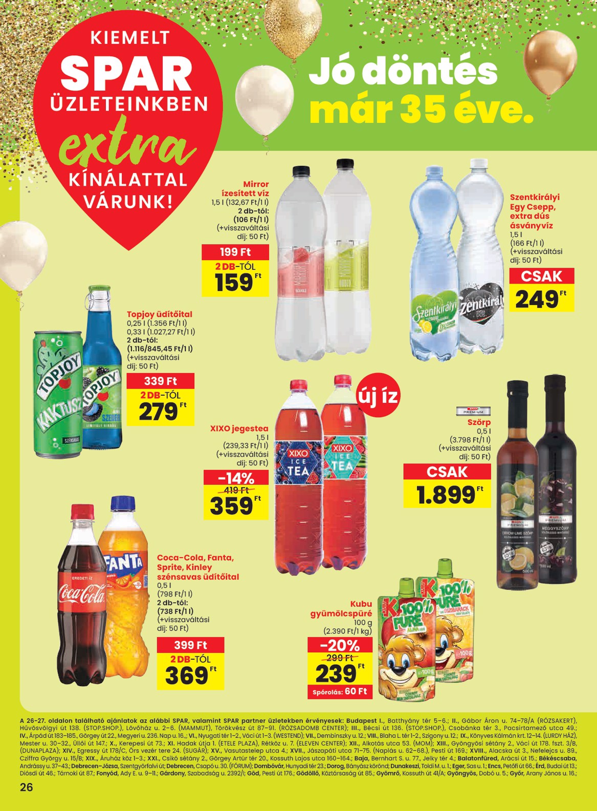 spar - SPAR - Extra akciós újság, érvényes 01.15. - 01.21. - page: 7