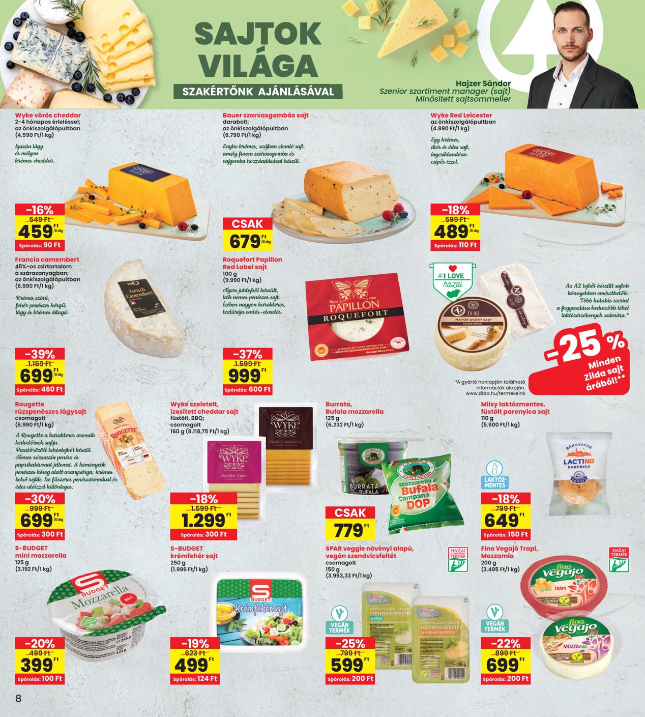 spar - INTERSPAR akciós újság, érvényes 01.22. - 01.28. - page: 8