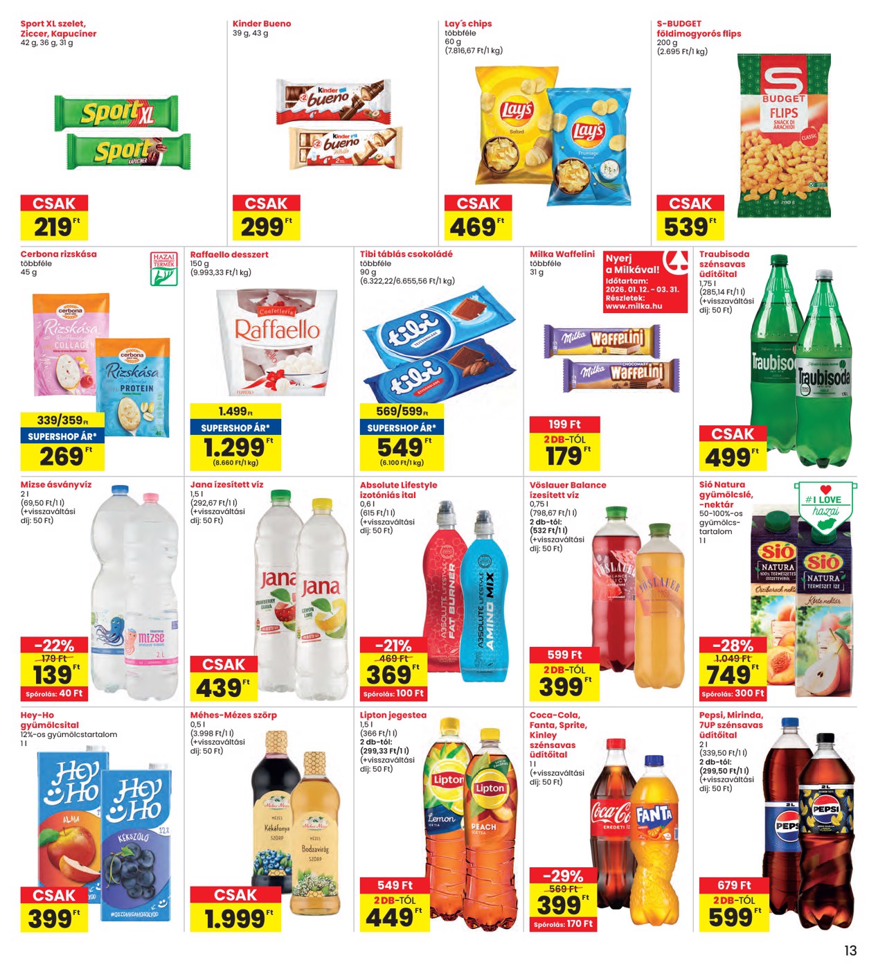 spar - INTERSPAR akciós újság, érvényes 01.22. - 01.28. - page: 13