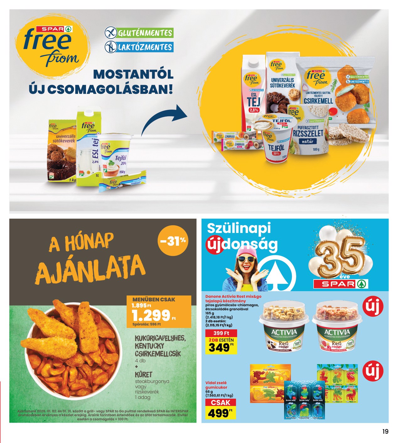 spar - INTERSPAR akciós újság, érvényes 01.22. - 01.28. - page: 19