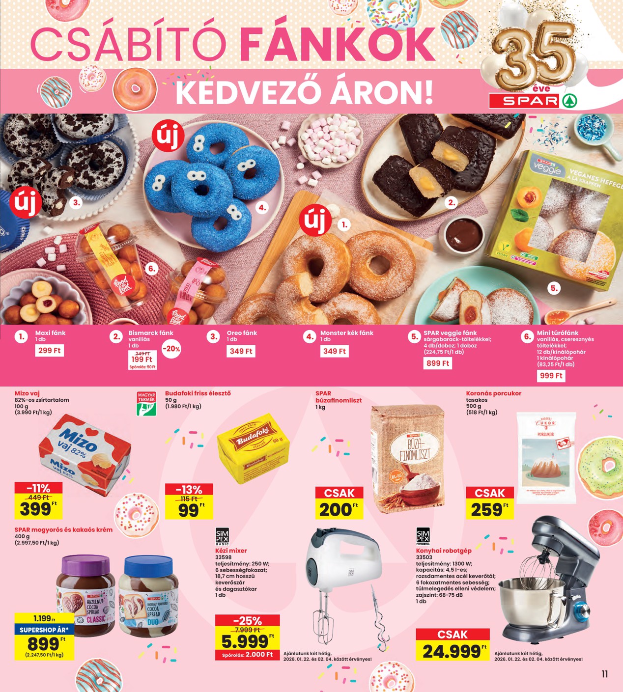 spar - INTERSPAR akciós újság, érvényes 01.22. - 01.28. - page: 11