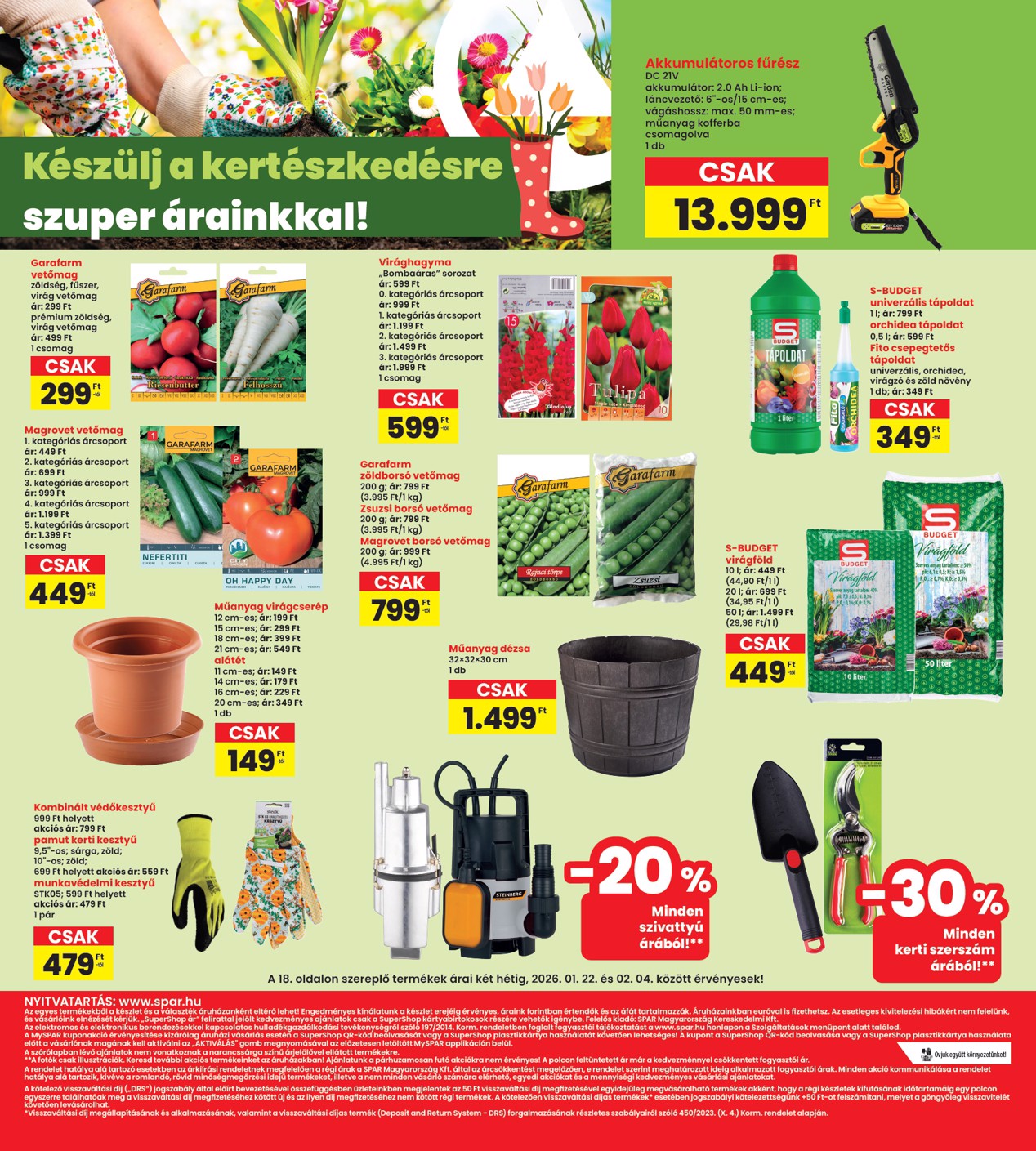 spar - INTERSPAR akciós újság, érvényes 01.22. - 01.28. - page: 18