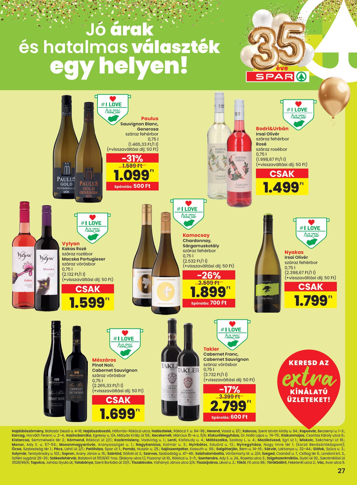 spar - SPAR - Extra akciós újság, érvényes 01.22. - 01.28. - page: 8