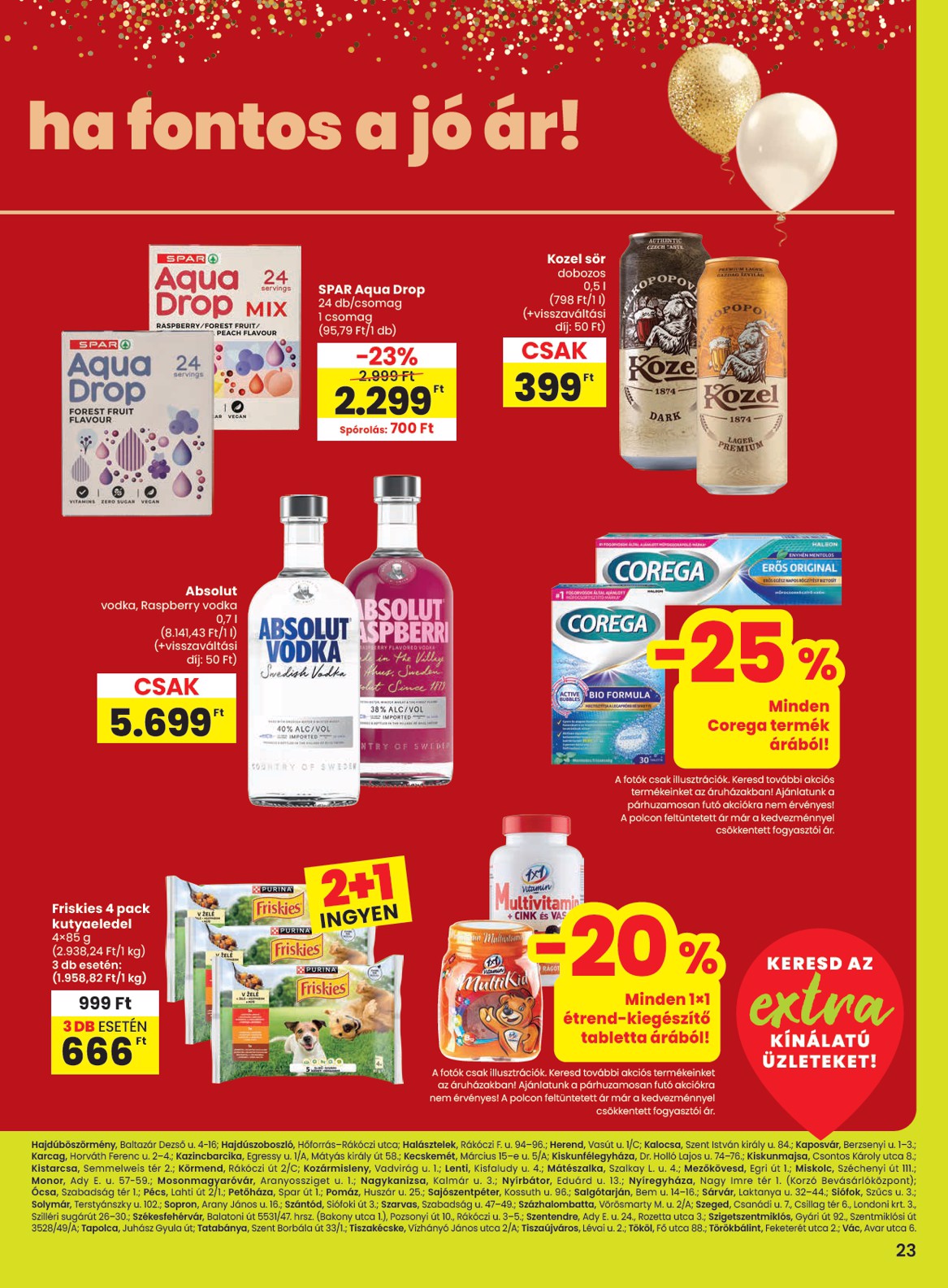spar - SPAR - Extra akciós újság, érvényes 01.22. - 01.28. - page: 4
