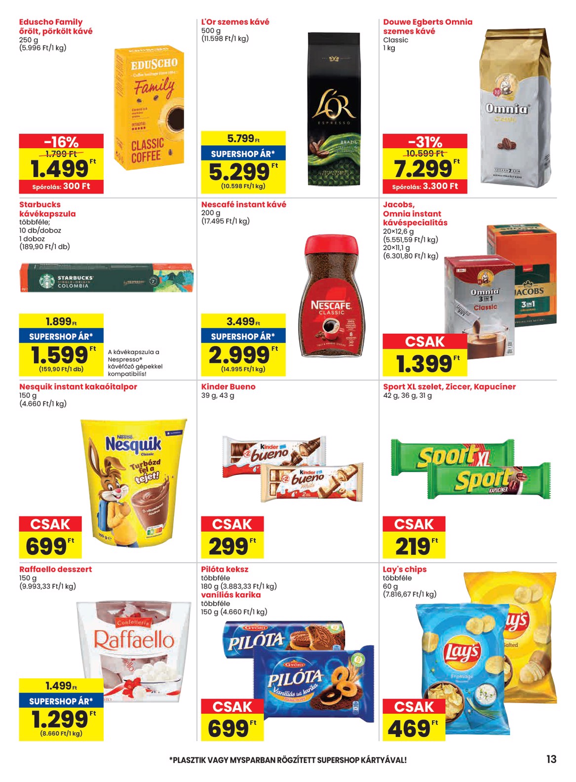 spar - SPAR akciós újság, érvényes 01.22. - 01.28. - page: 13