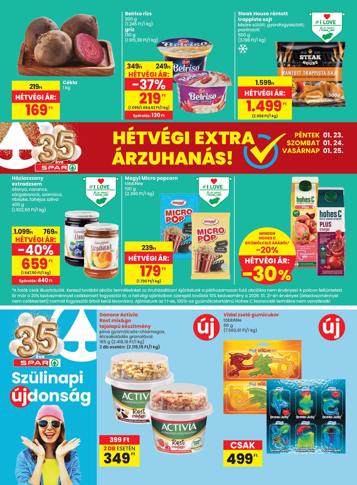 spar - SPAR akciós újság, érvényes 01.22. - 01.28. - page: 20