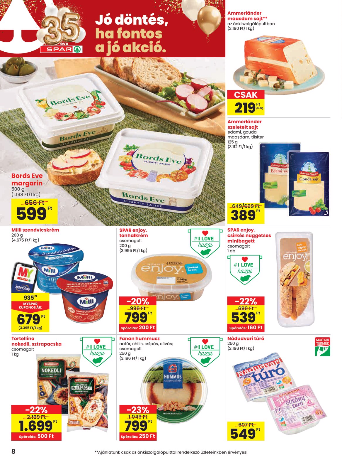 spar - SPAR akciós újság, érvényes 01.22. - 01.28. - page: 8