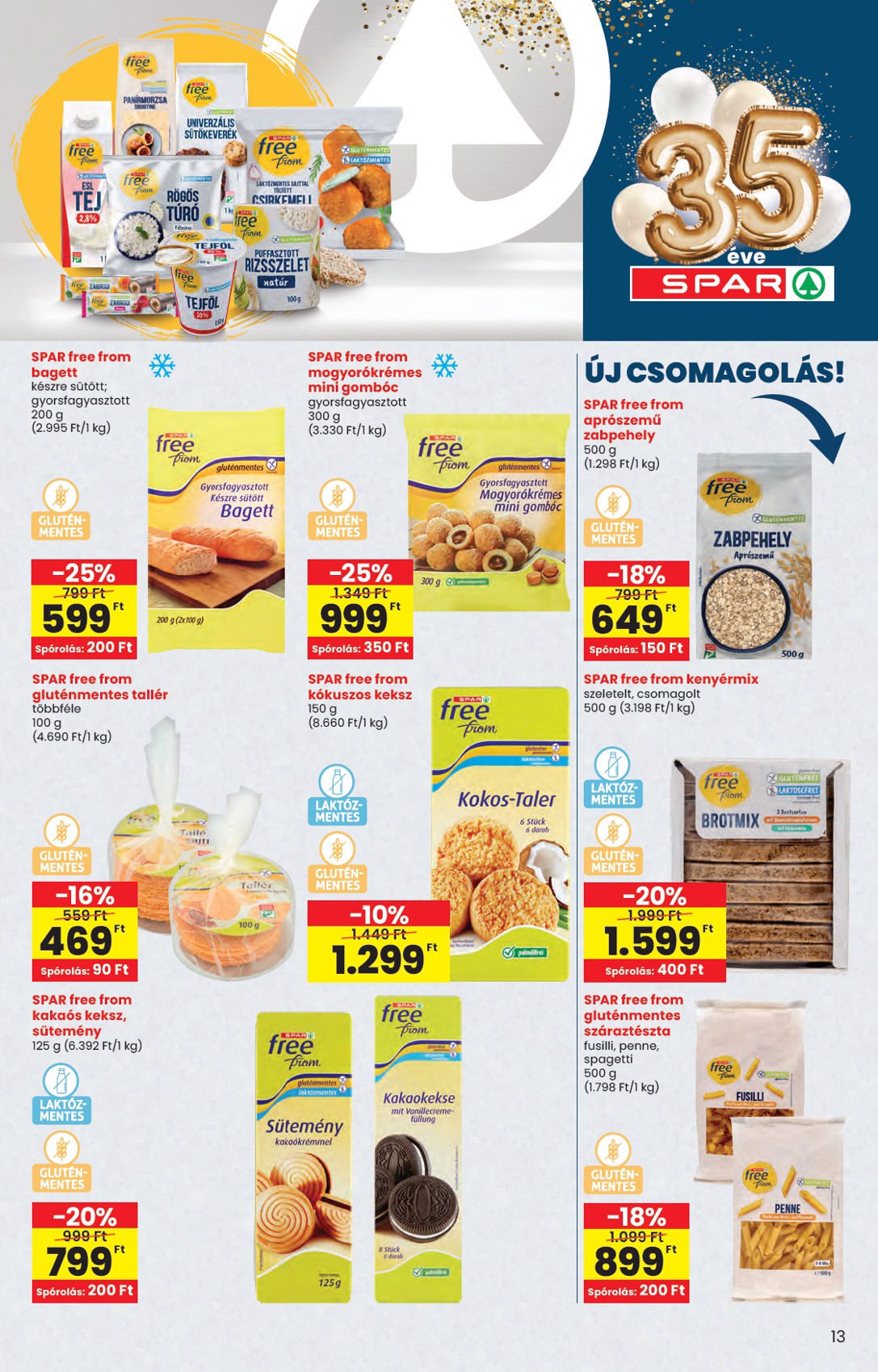 spar - SPAR - Saját márka katalógus akciós újság, érvényes 01.21. - 02.11. - page: 13