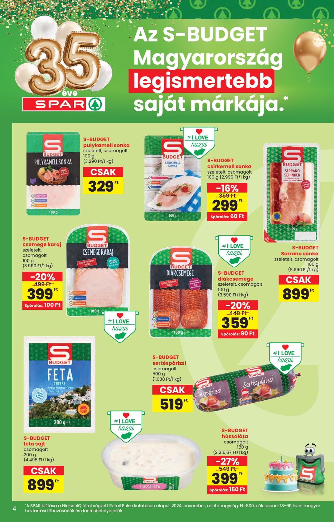 spar - SPAR - Saját márka katalógus akciós újság, érvényes 01.21. - 02.11. - page: 4