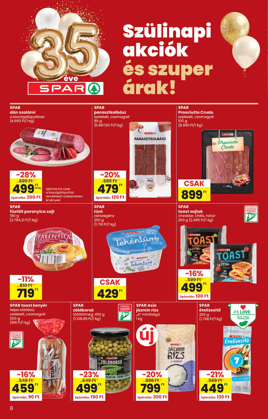 spar - SPAR - Saját márka katalógus akciós újság, érvényes 01.21. - 02.11. - page: 8
