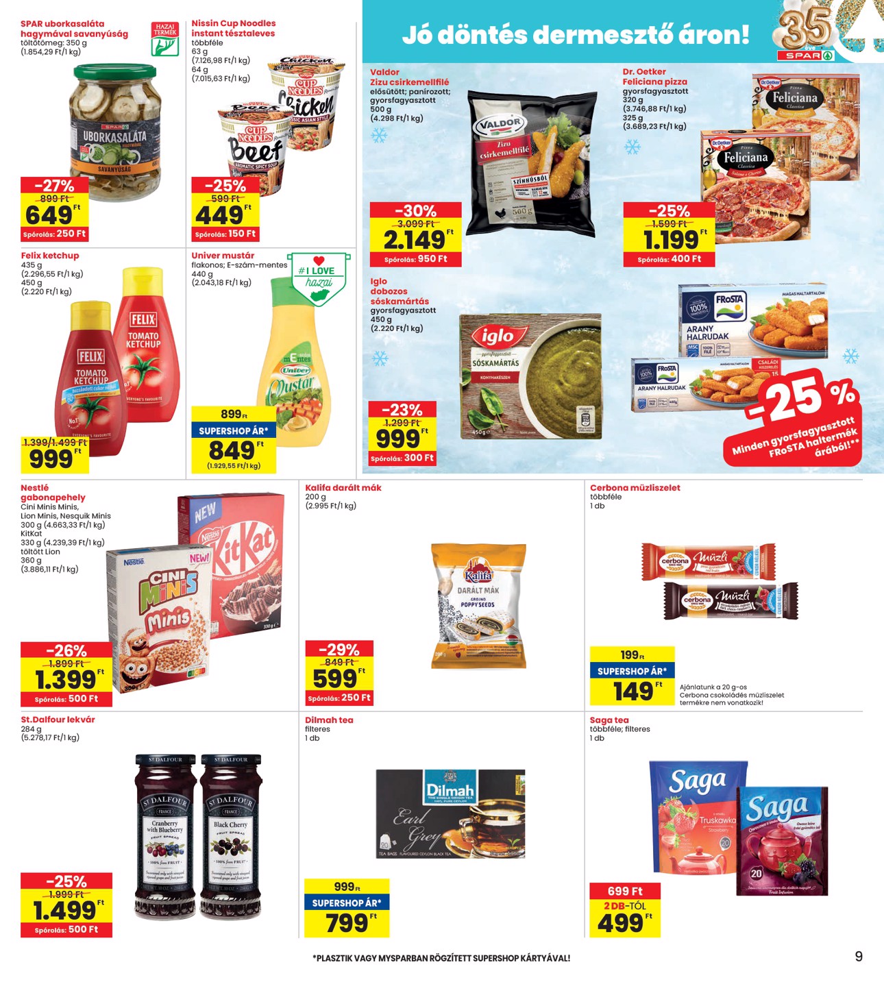 spar - INTERSPAR akciós újság, érvényes 01.29. - 02.04. - page: 9