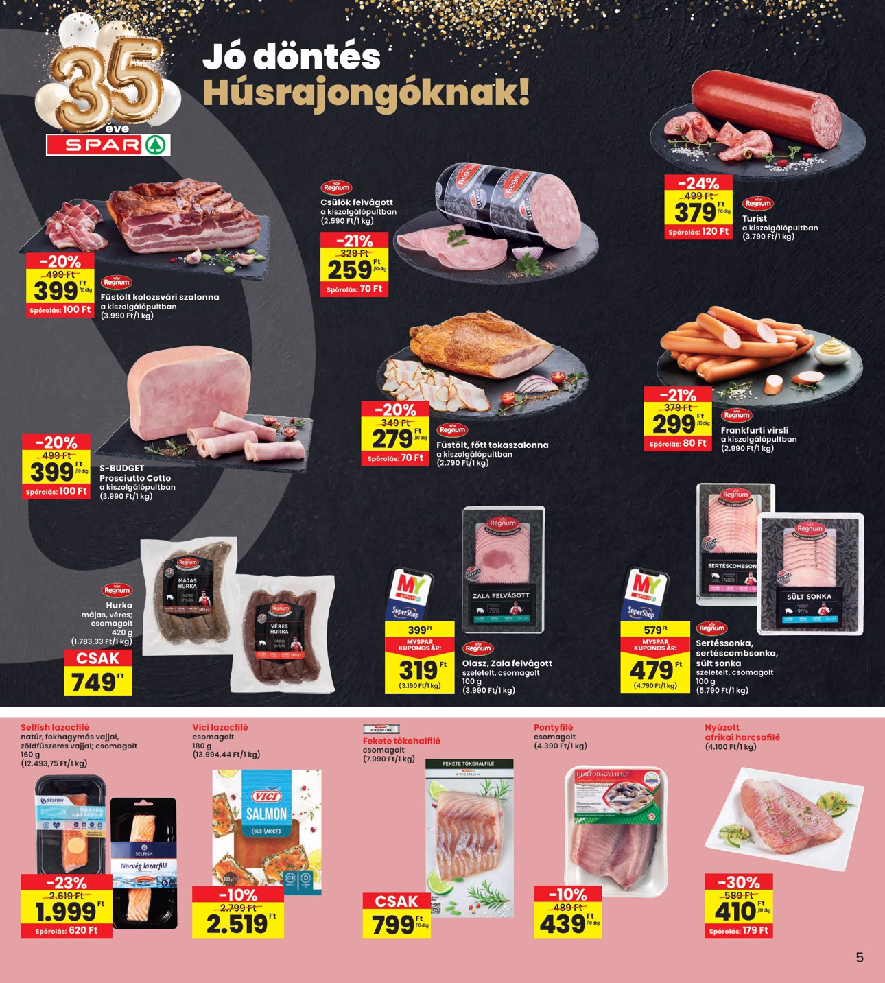 spar - INTERSPAR akciós újság, érvényes 01.29. - 02.04. - page: 5