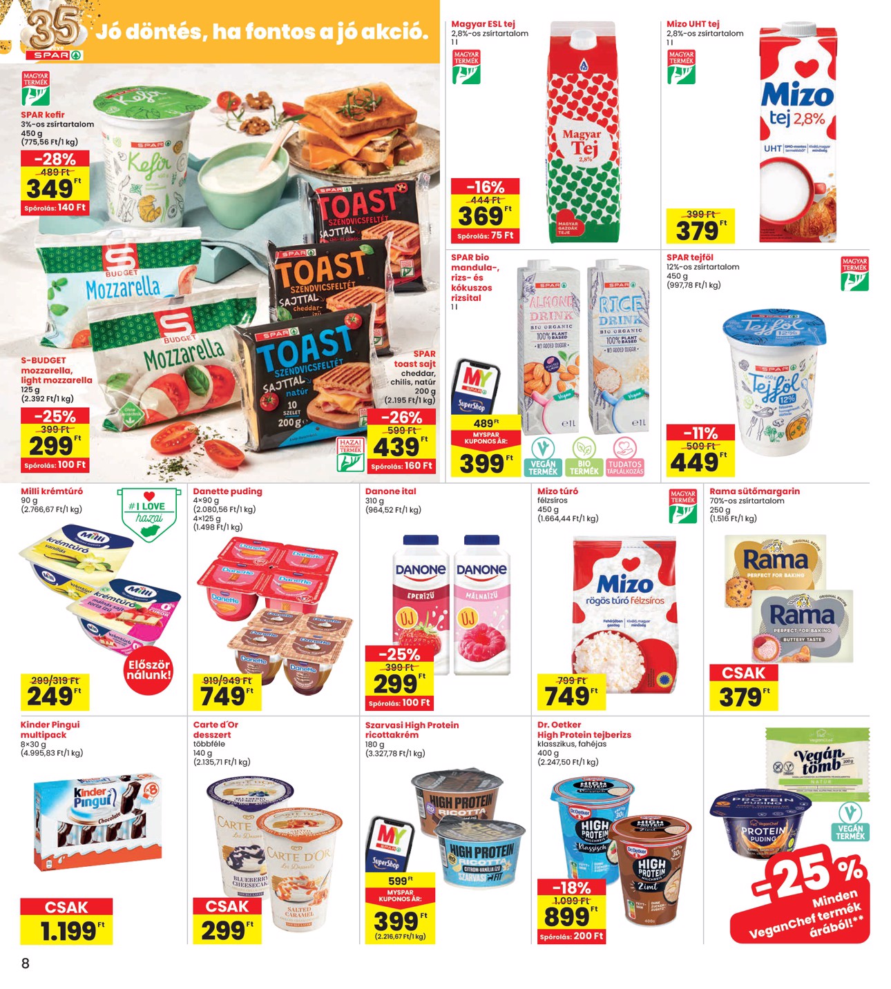 spar - INTERSPAR akciós újság, érvényes 01.29. - 02.04. - page: 8