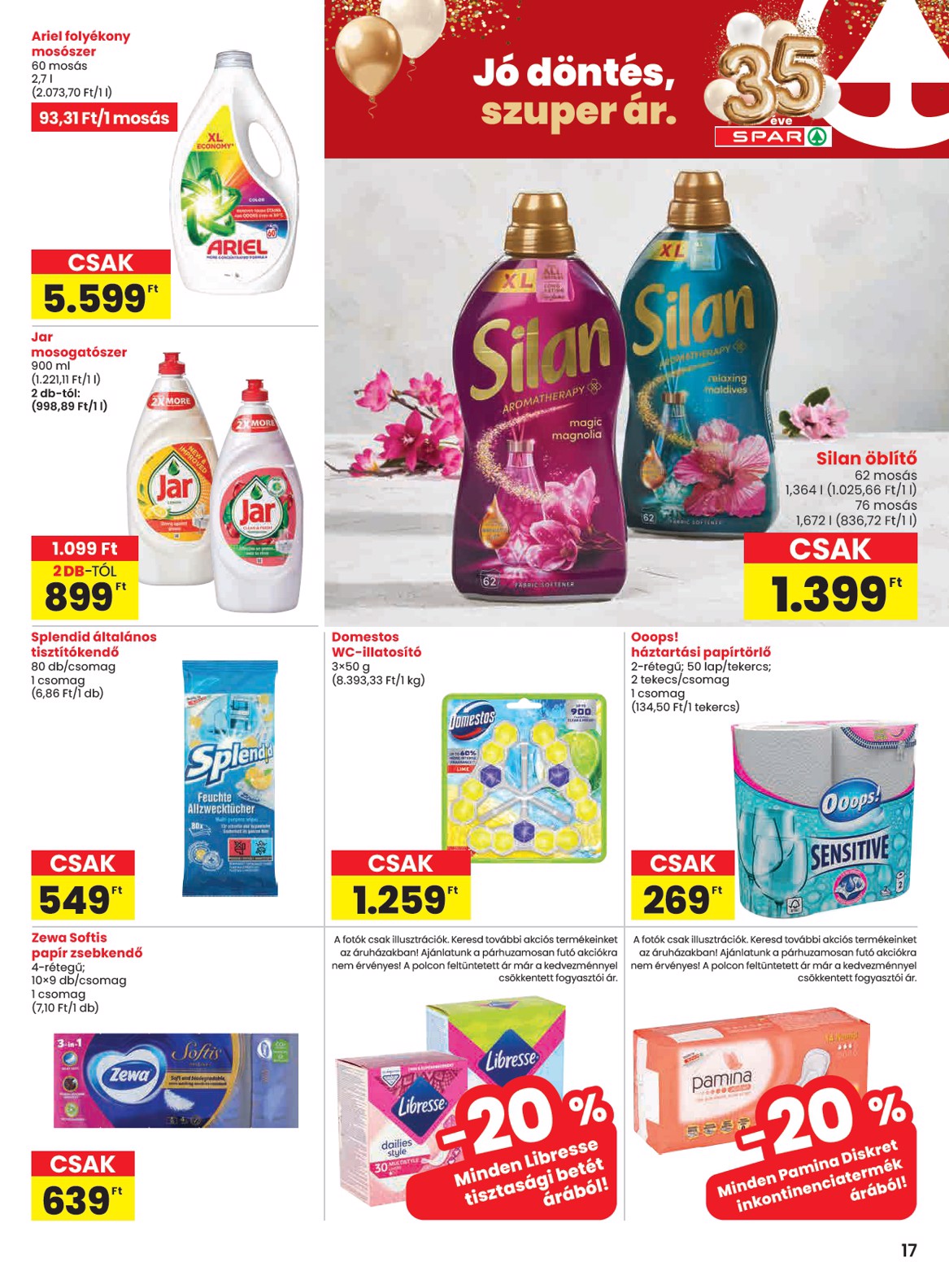 spar - SPAR akciós újság, érvényes 2026.02.05. - 2026.02.11. - page: 17