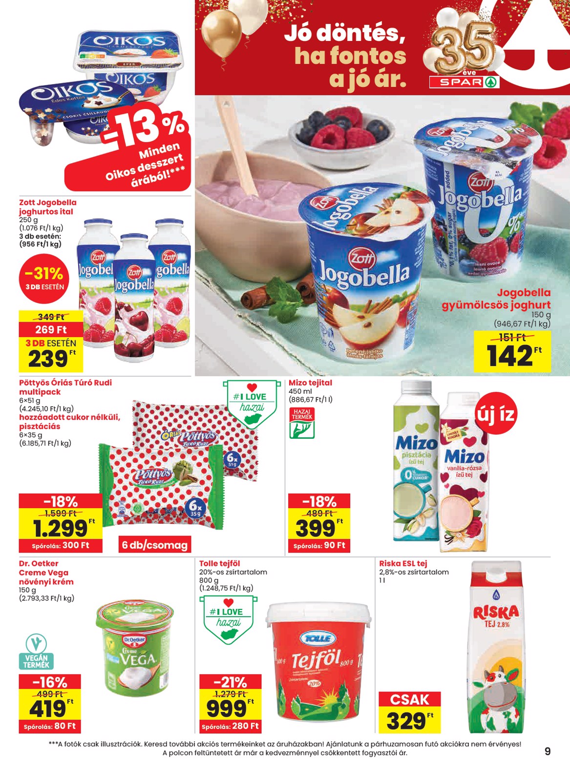 spar - SPAR akciós újság, érvényes 2026.02.05. - 2026.02.11. - page: 9