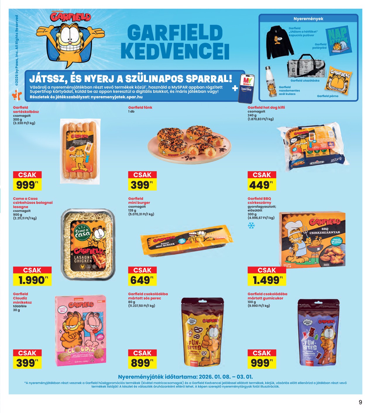 spar - INTERSPAR akciós újság, érvényes 2026.02.05. - 2026.02.11. - page: 9
