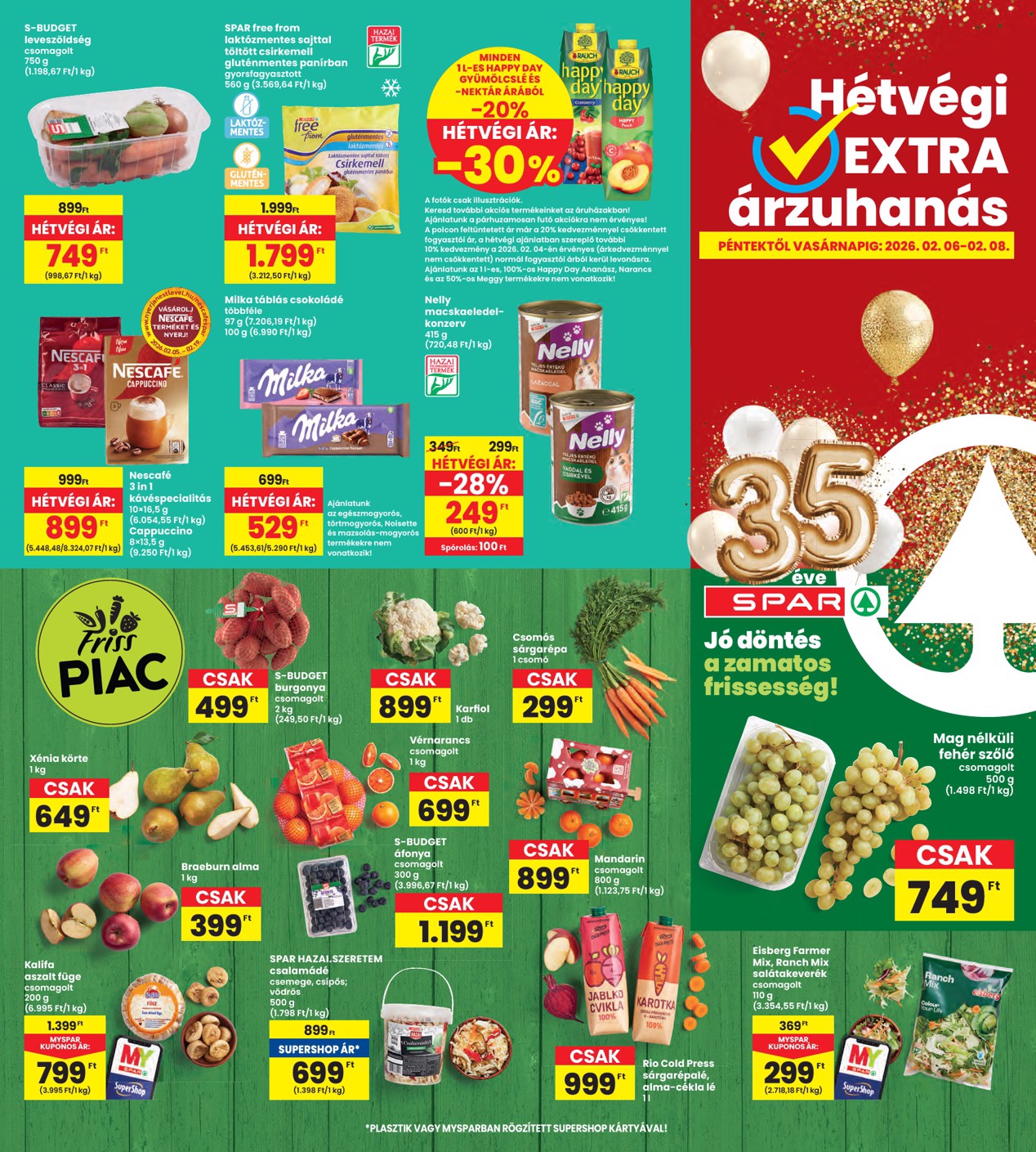 spar - INTERSPAR akciós újság, érvényes 2026.02.05. - 2026.02.11. - page: 20