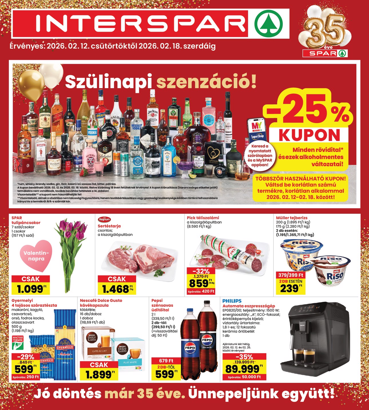 spar - INTERSPAR akciós újság, érvényes 2026.02.12. - 2026.02.18.