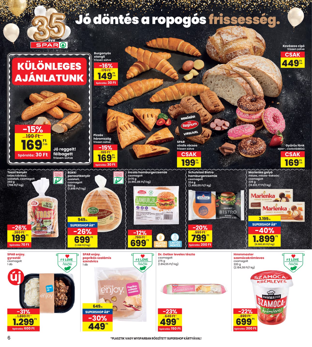 spar - INTERSPAR akciós újság, érvényes 2026.02.12. - 2026.02.18. - page: 6