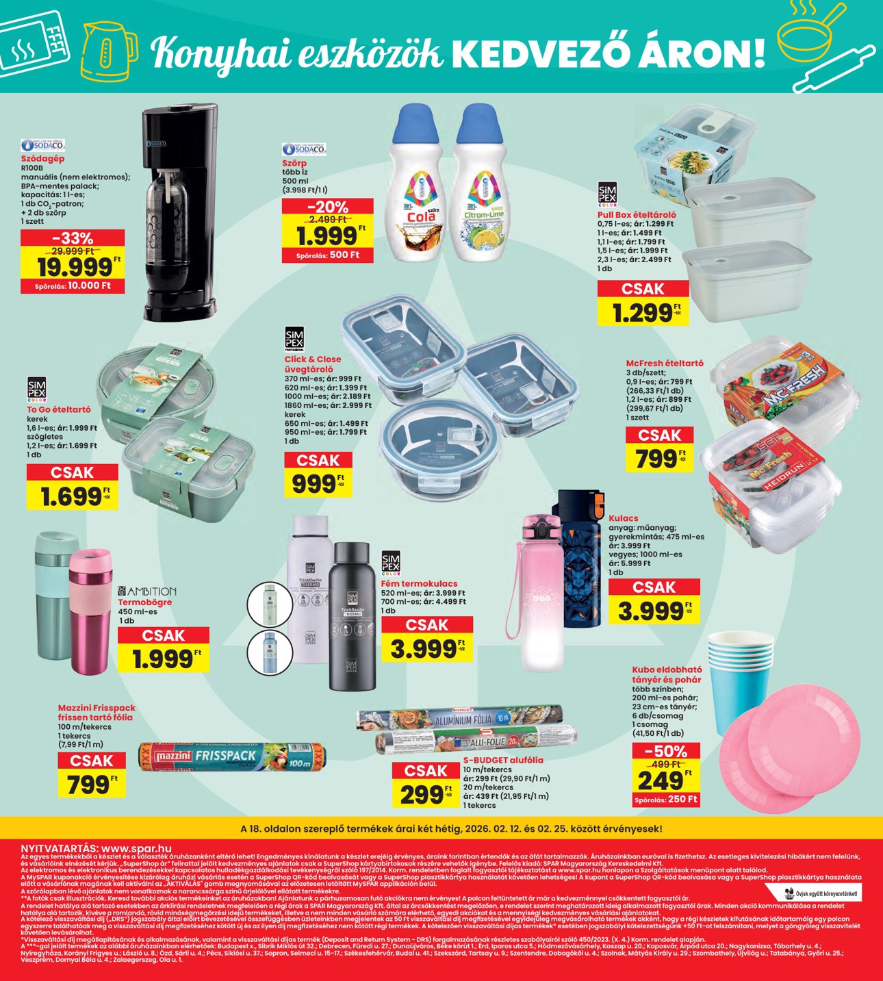 spar - INTERSPAR akciós újság, érvényes 2026.02.12. - 2026.02.18. - page: 18