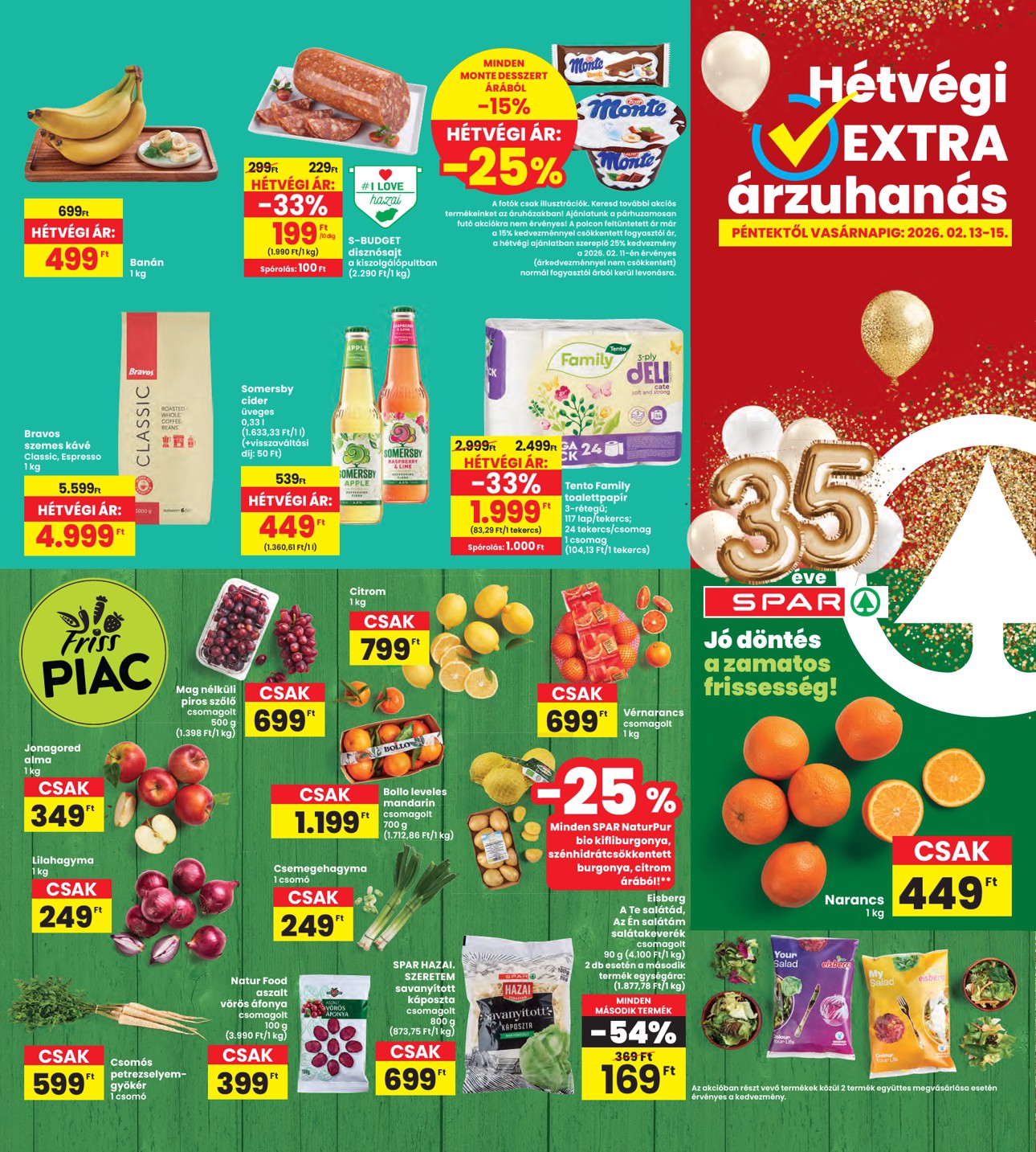 spar - INTERSPAR akciós újság, érvényes 2026.02.12. - 2026.02.18. - page: 20