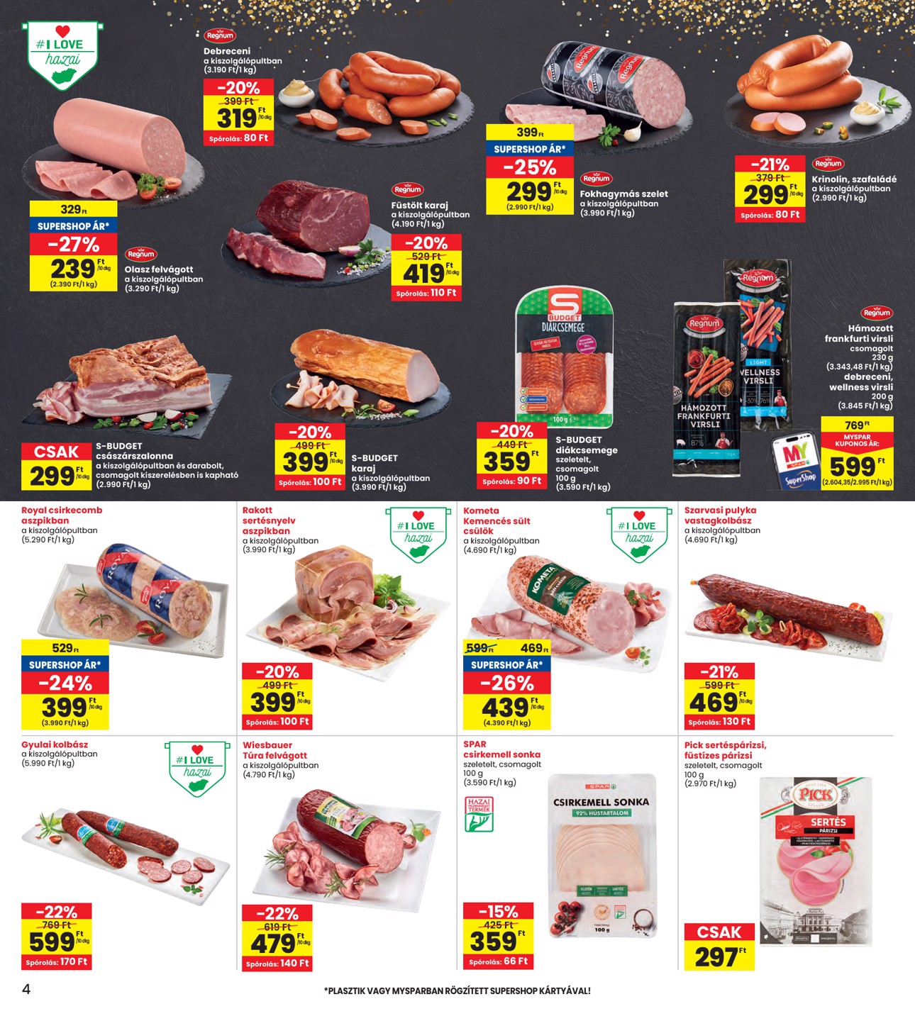 spar - INTERSPAR akciós újság, érvényes 2026.02.12. - 2026.02.18. - page: 4