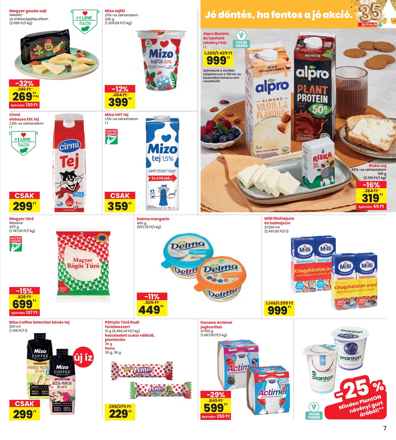 spar - INTERSPAR akciós újság, érvényes 2026.02.12. - 2026.02.18. - page: 7