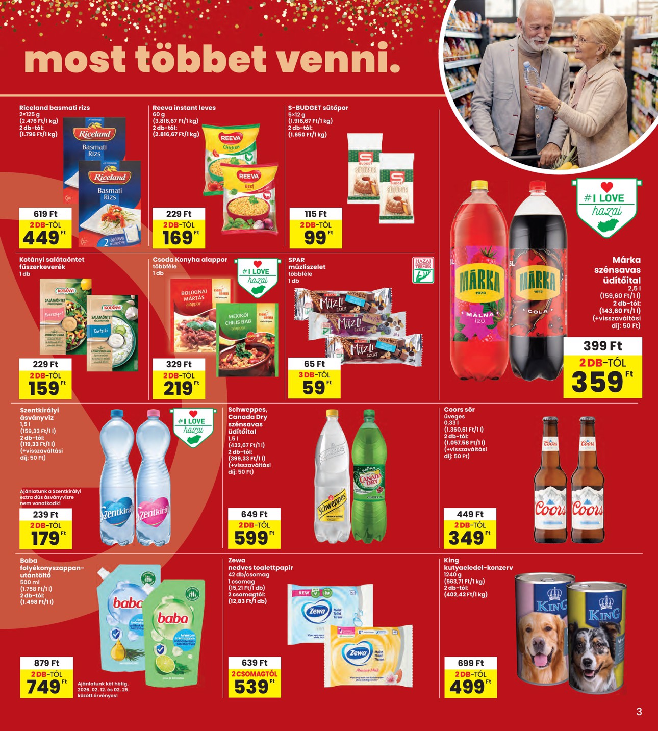 spar - INTERSPAR akciós újság, érvényes 2026.02.12. - 2026.02.18. - page: 3