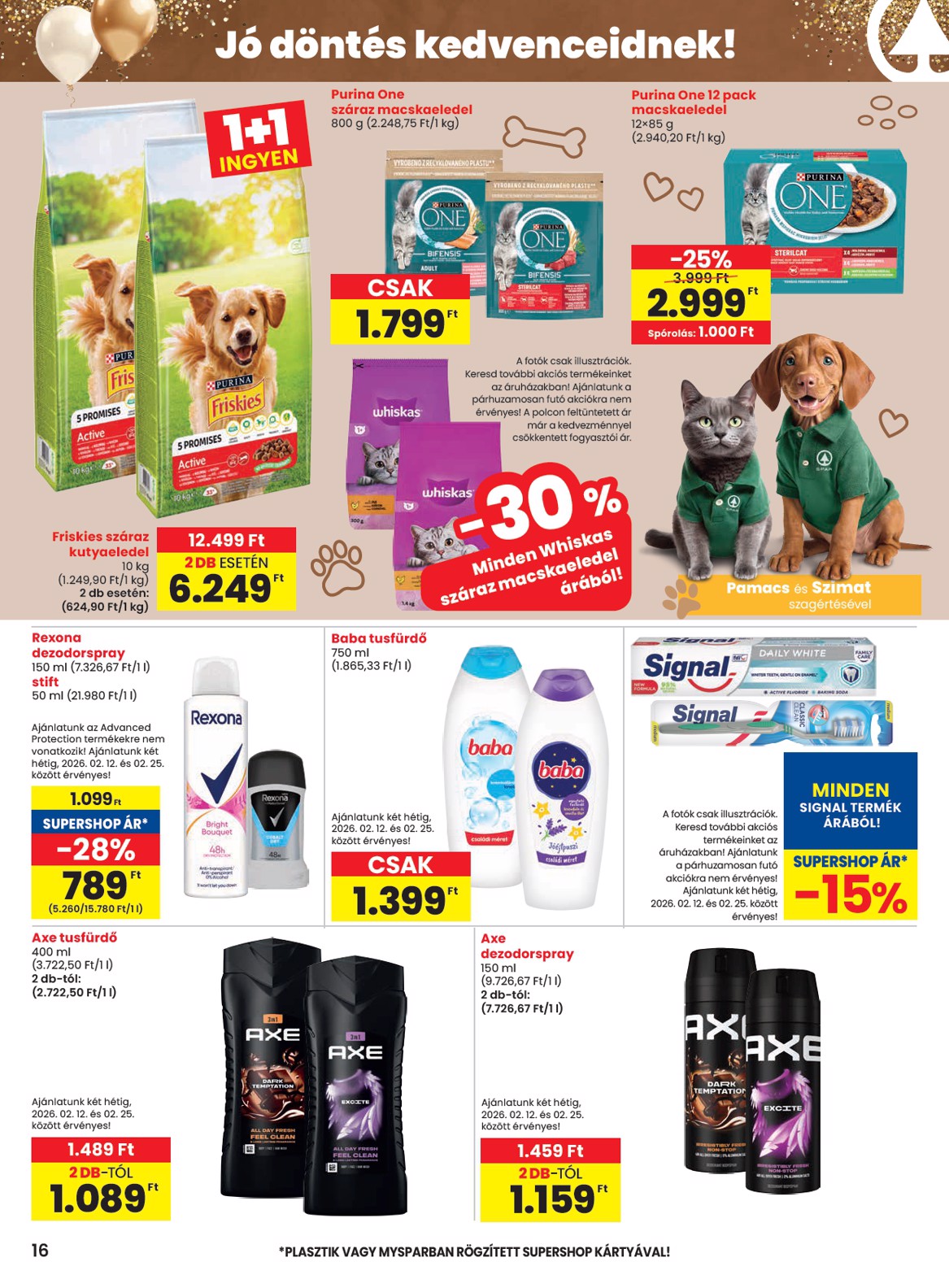 spar - SPAR akciós újság, érvényes 2026.02.12. - 2026.02.18. - page: 16