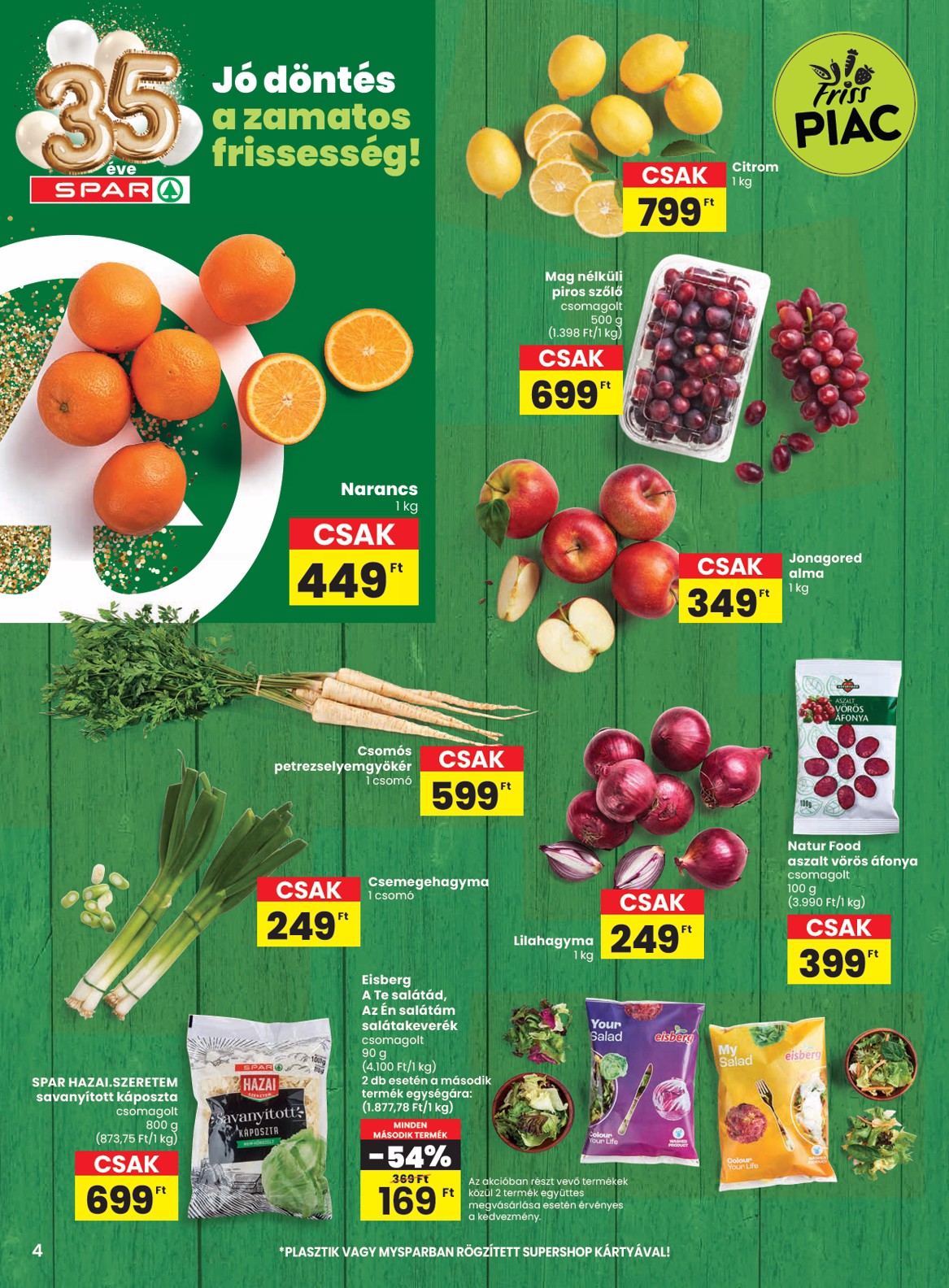 spar - SPAR akciós újság, érvényes 2026.02.12. - 2026.02.18. - page: 4