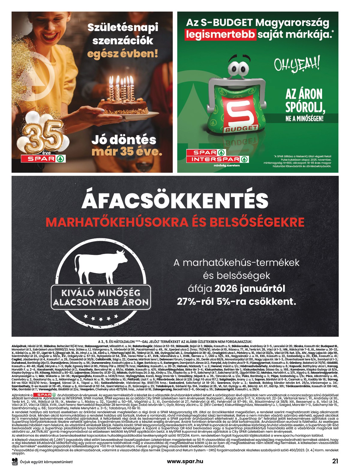 spar - SPAR akciós újság, érvényes 2026.02.12. - 2026.02.18. - page: 19