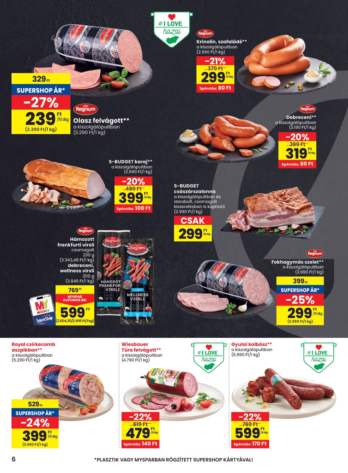 spar - SPAR akciós újság, érvényes 2026.02.12. - 2026.02.18. - page: 6