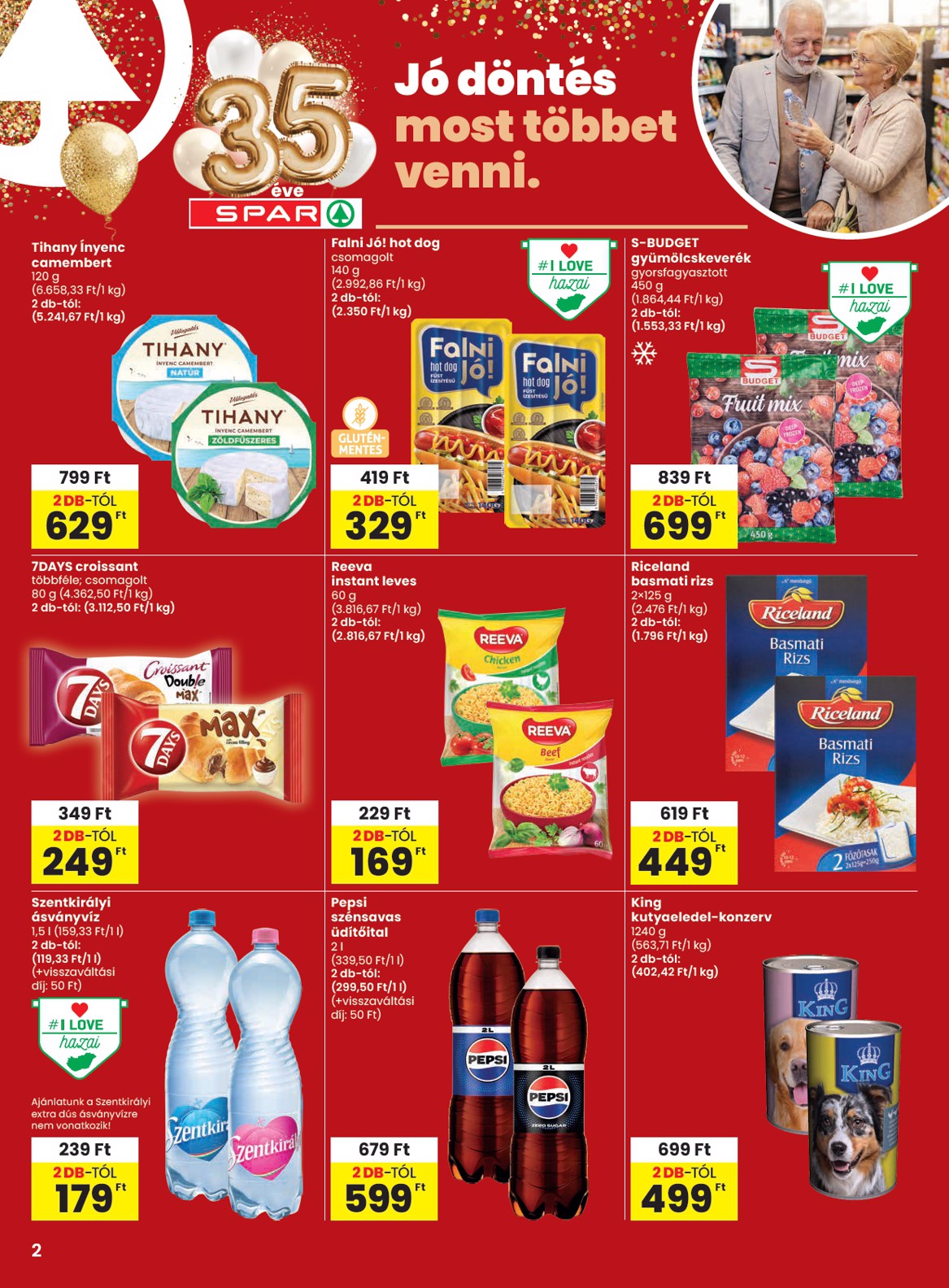 spar - SPAR akciós újság, érvényes 2026.02.12. - 2026.02.18. - page: 2