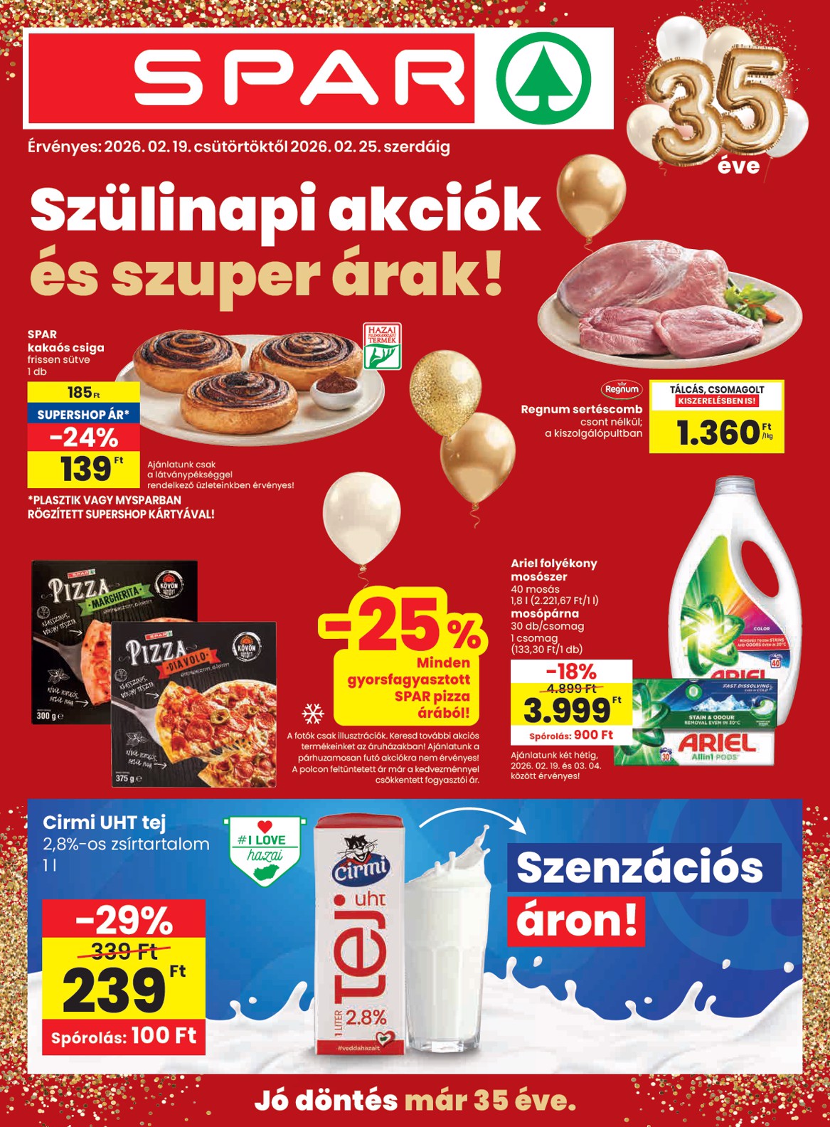 spar - SPAR akciós újság, érvényes 2026.02.19. - 2026.02.25.