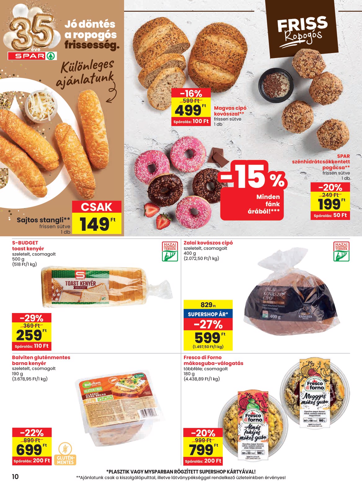 spar - SPAR akciós újság, érvényes 2026.02.19. - 2026.02.25. - page: 10