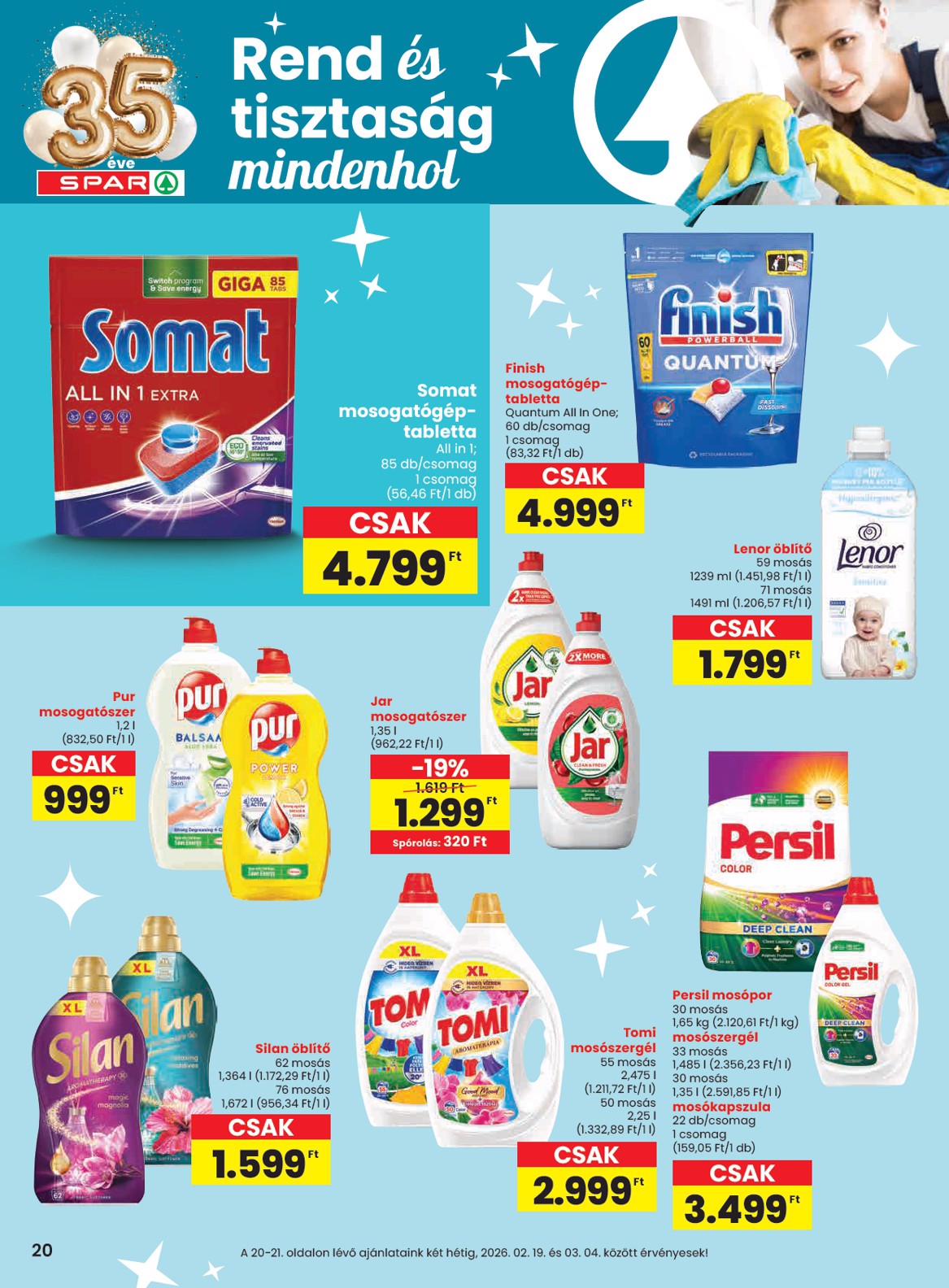 spar - SPAR akciós újság, érvényes 2026.02.19. - 2026.02.25. - page: 20