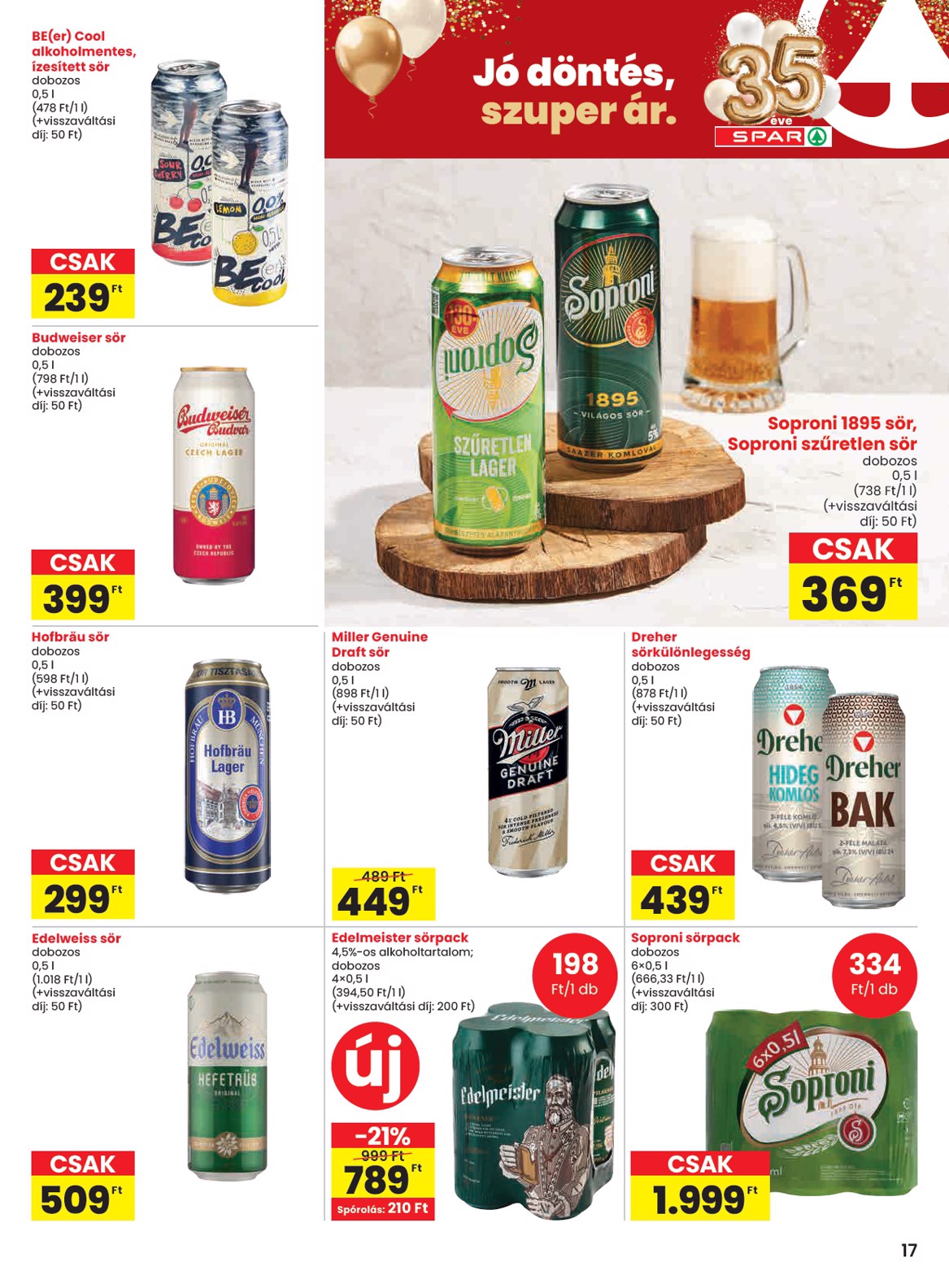 spar - SPAR akciós újság, érvényes 2026.02.19. - 2026.02.25. - page: 17