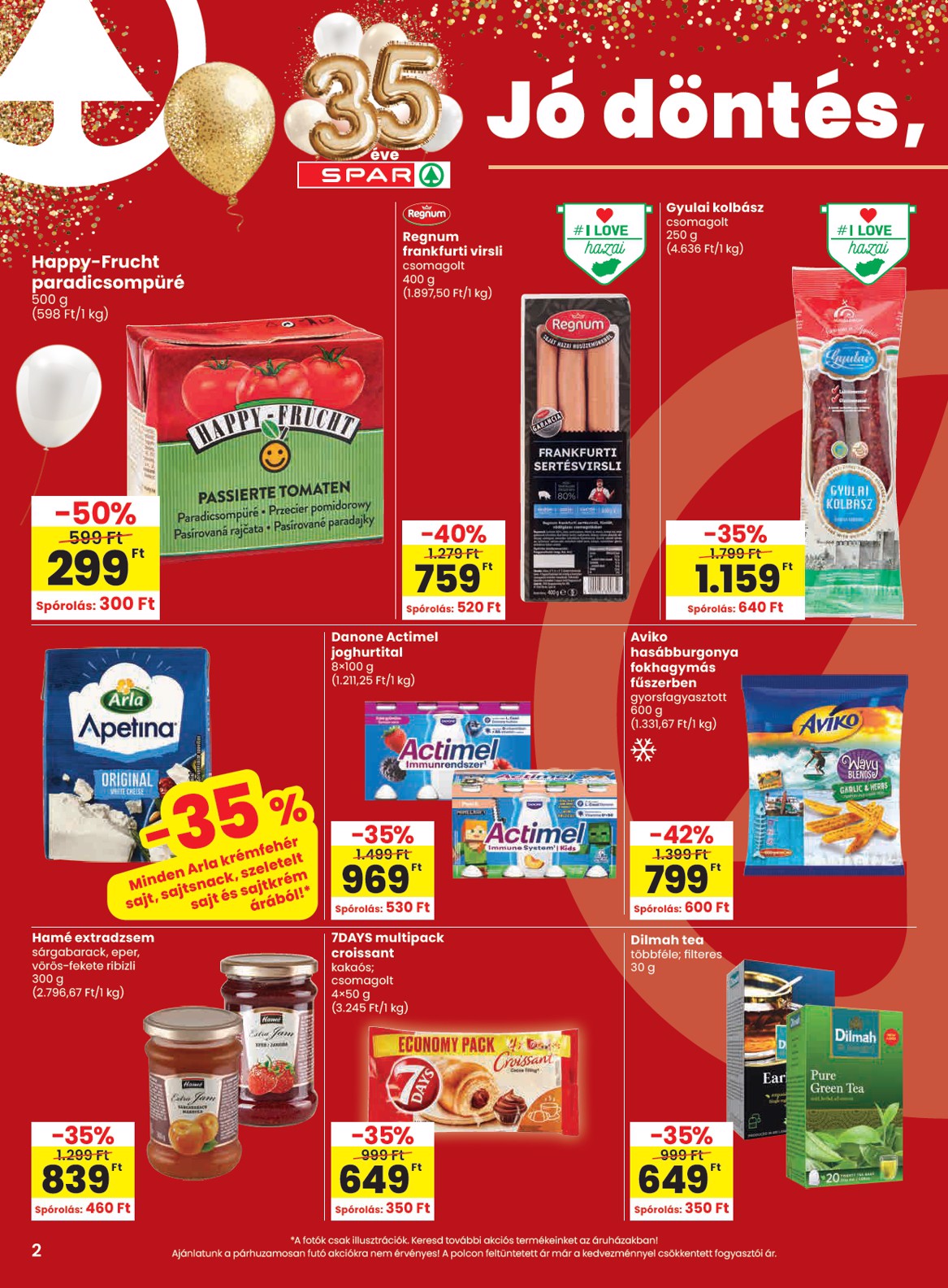 spar - SPAR akciós újság, érvényes 2026.02.19. - 2026.02.25. - page: 2