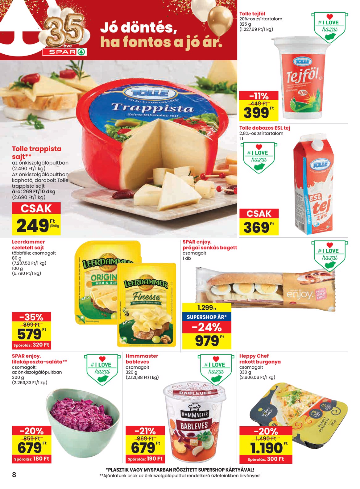 spar - SPAR akciós újság, érvényes 2026.02.19. - 2026.02.25. - page: 8