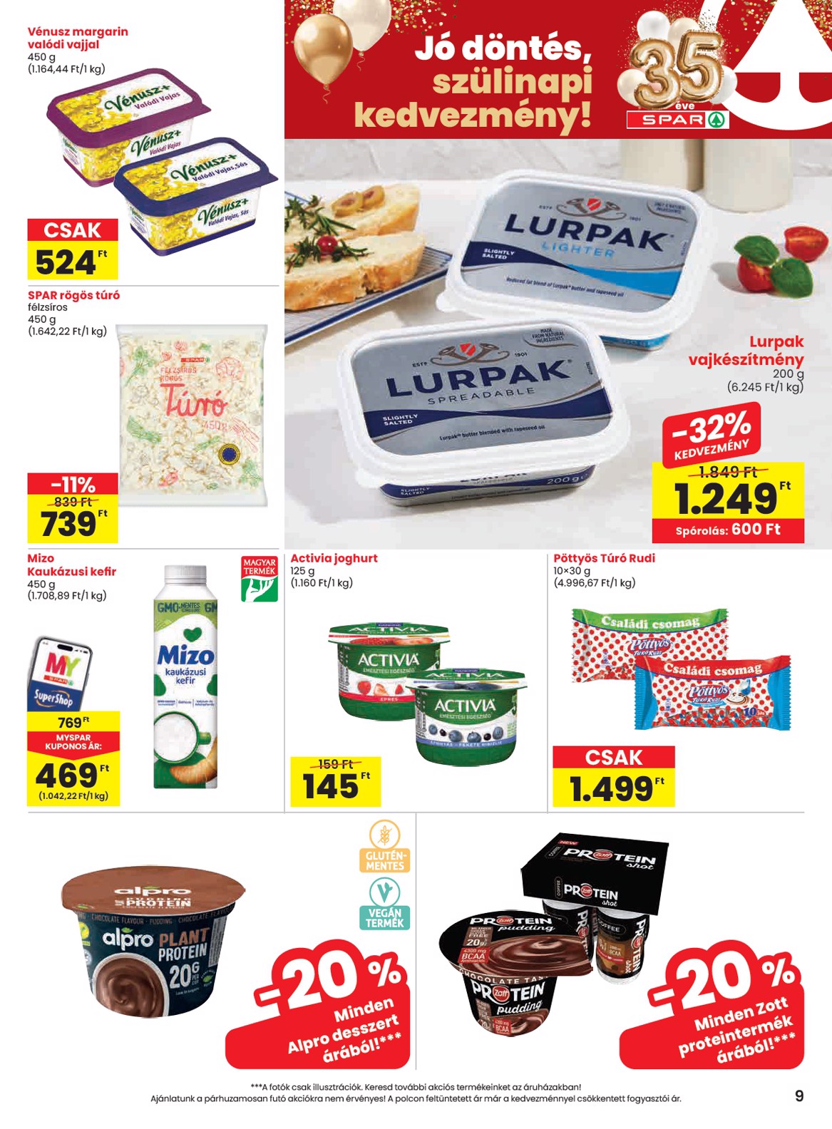 spar - SPAR akciós újság, érvényes 2026.02.19. - 2026.02.25. - page: 9