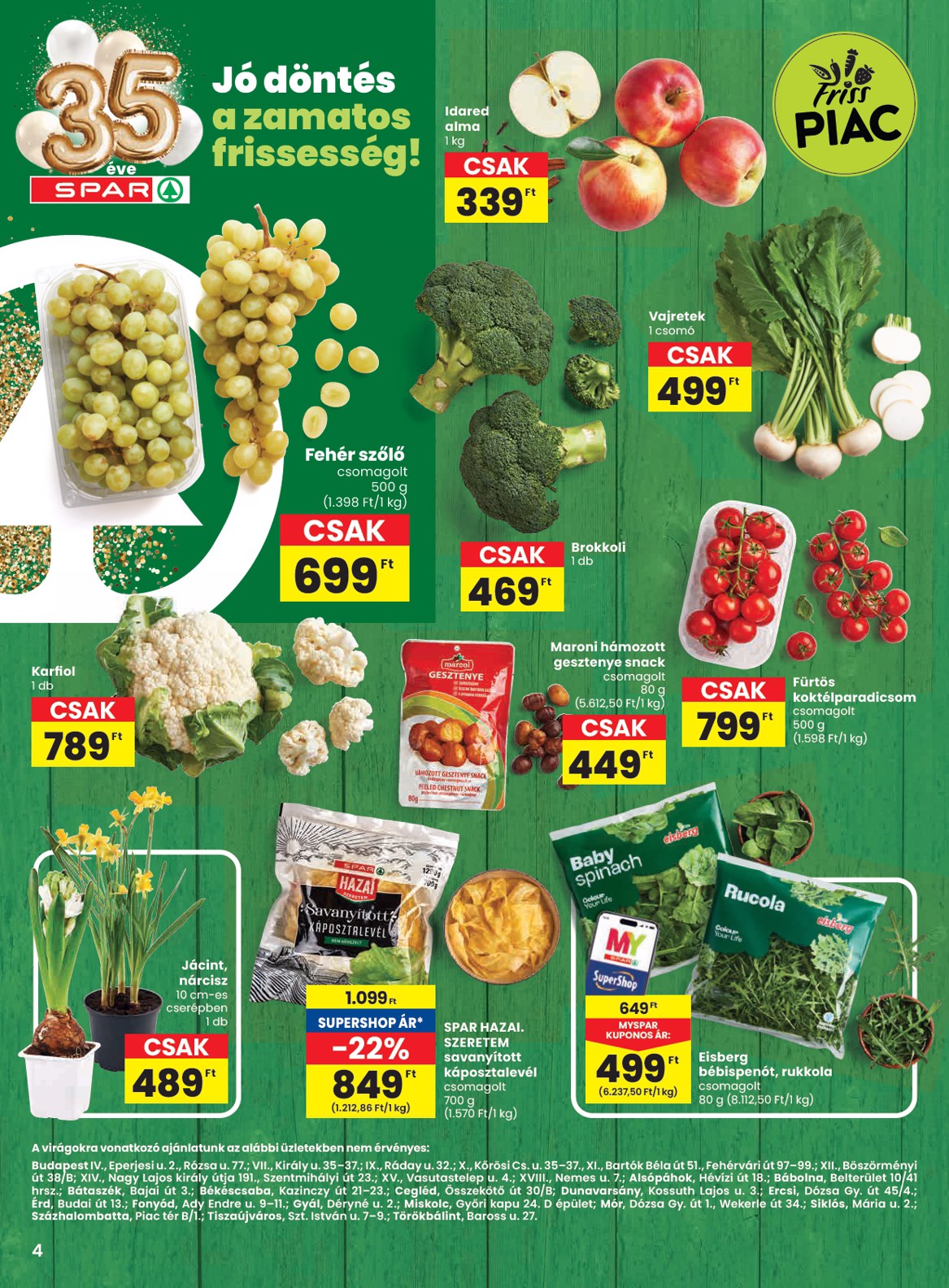 spar - SPAR akciós újság, érvényes 2026.02.19. - 2026.02.25. - page: 4